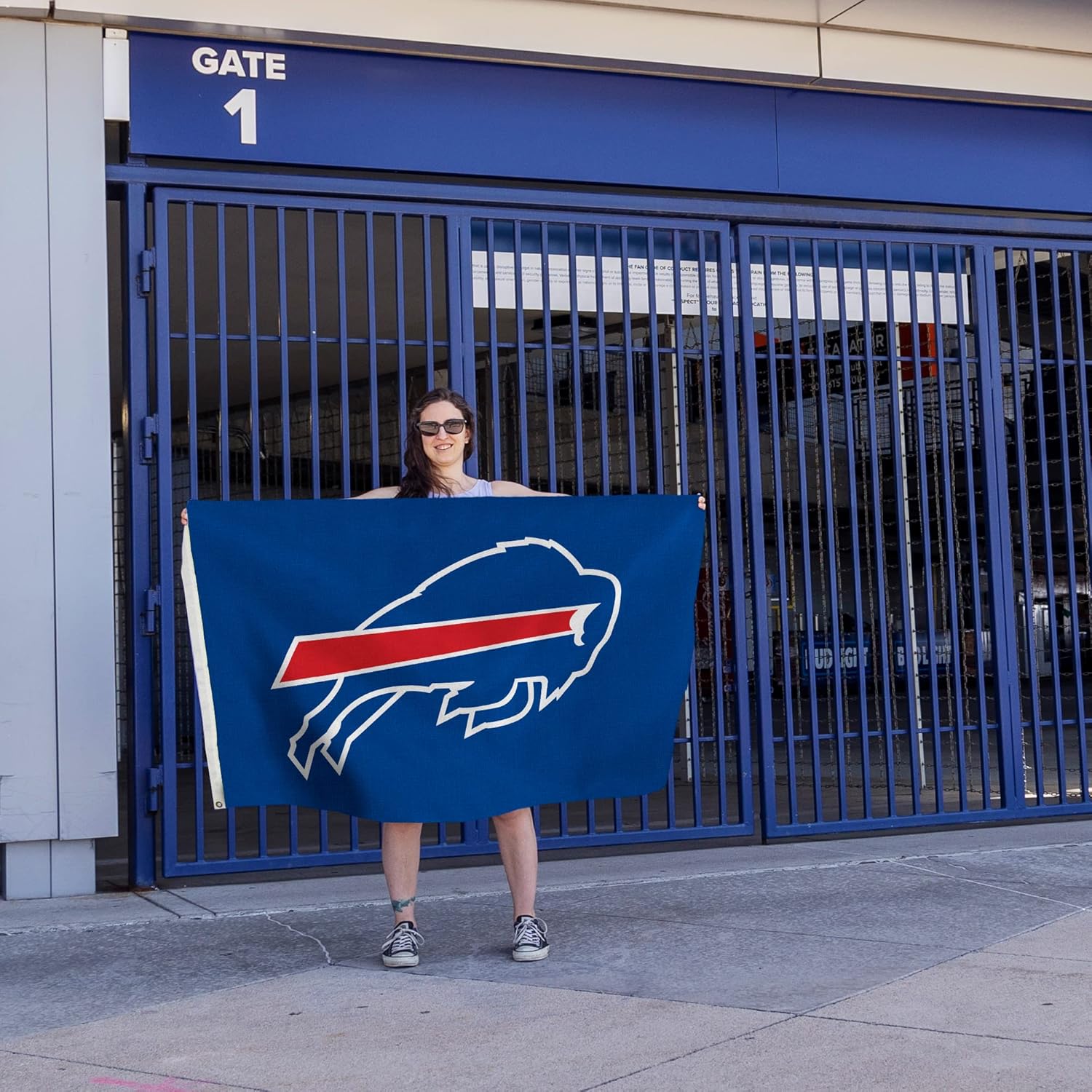 Detalle de Rico Industries NFL Standard 3' x 5' Banner Flag (Single-Sided) for Indoor or Outdoor Home Décor