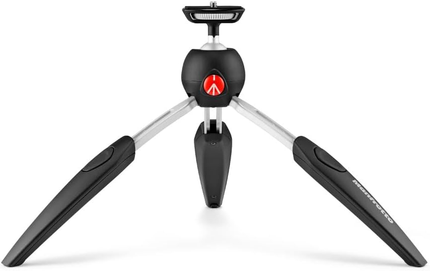 Thumbnail 1 de Manfrotto PIXI EVO MTPIXIEVO-BK ミニ三脚 スマホクランプ付き・5段階調節・最大高20cm