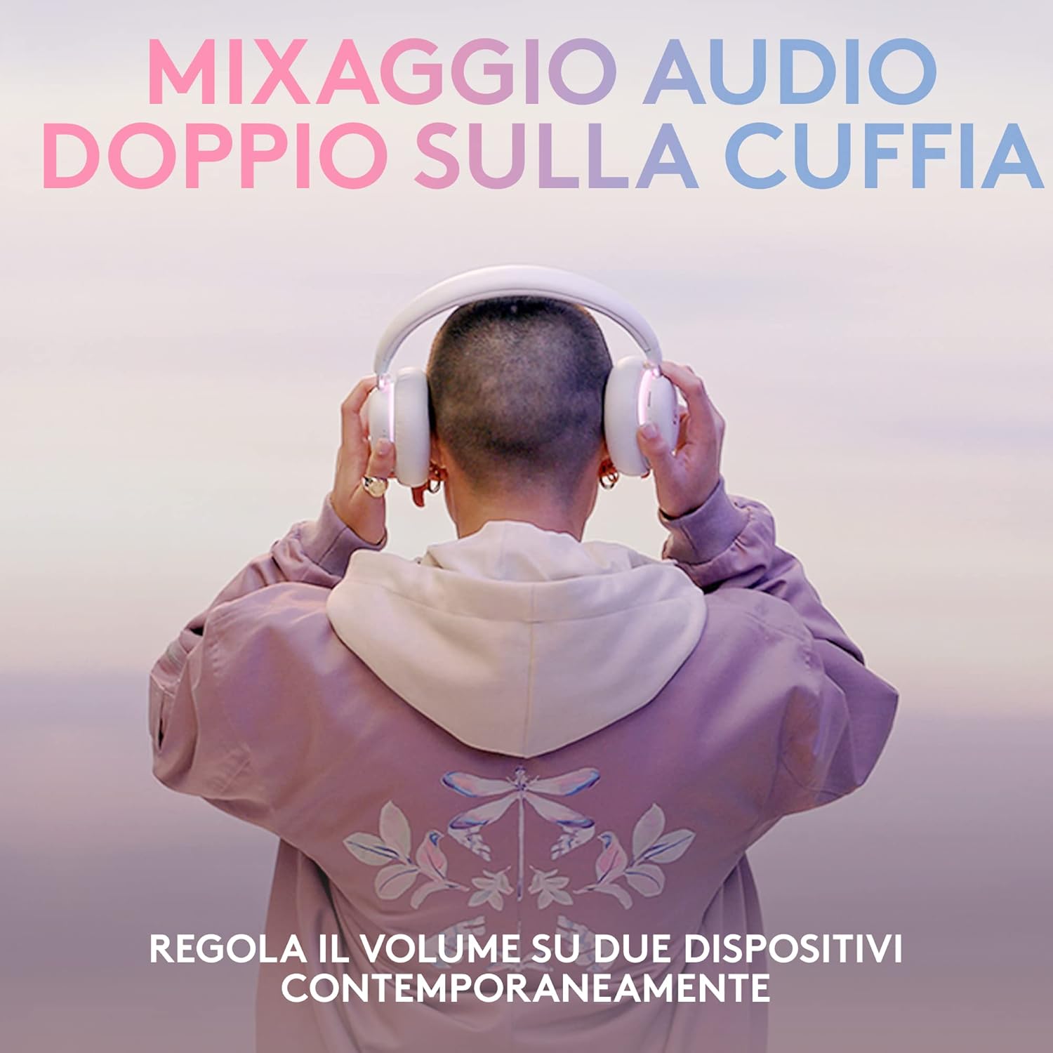 Thumbnail 4 de Logitech G G735 cuffie gaming wireless con RGB LIGHTSYNC, LIGHTSPEED e Bluetooth, microfono staccabile (bianco)