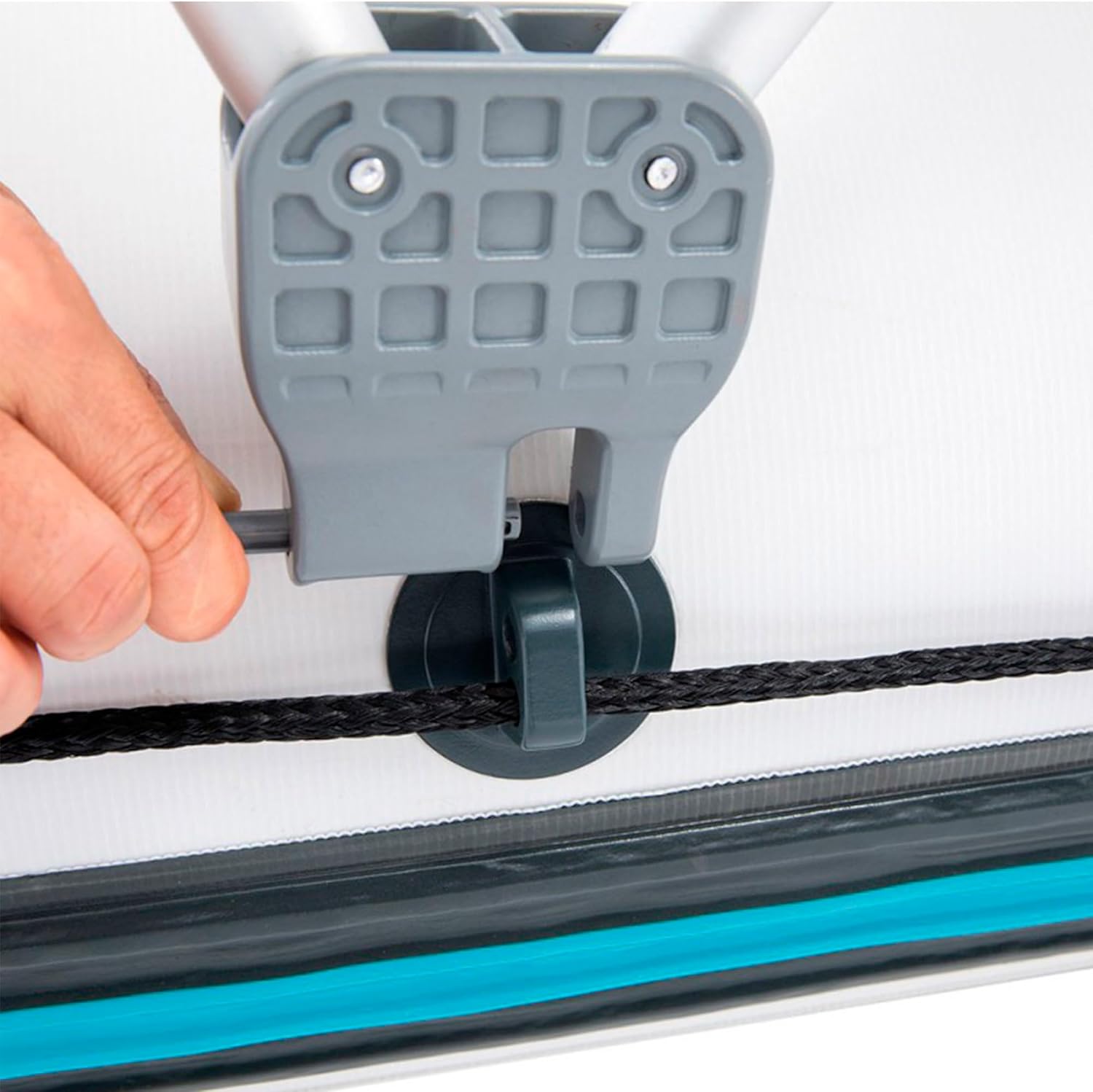 Detalle 2 de Intex Bootsverdeck BALDACHIN-Größe 160 cm x 142 cm – hochwertiger Sonnenschutz für INTEX-Boote