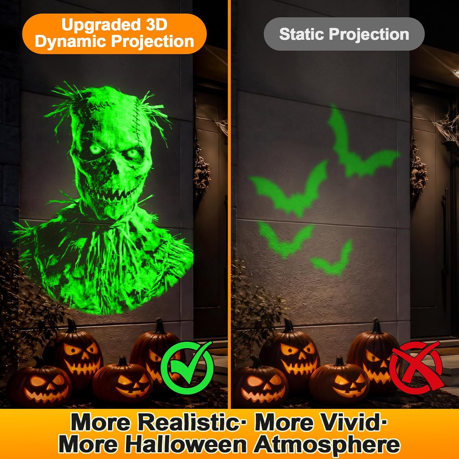 Detalle 2 de Halloween Projector Light, 12-in-1