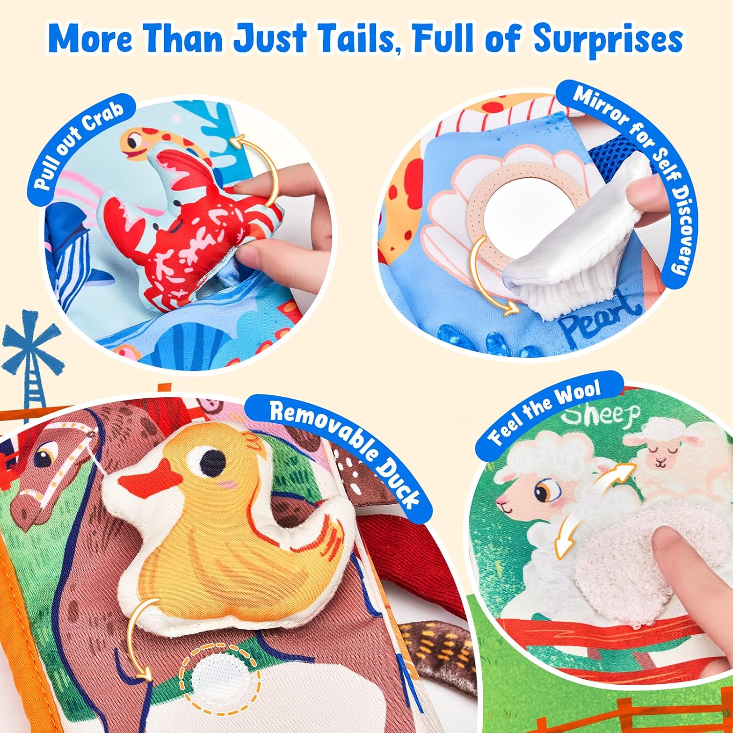 Thumbnail 5 de JoyCat Baby Books 0-6 Months: Twin Sensory Book Set for Babies