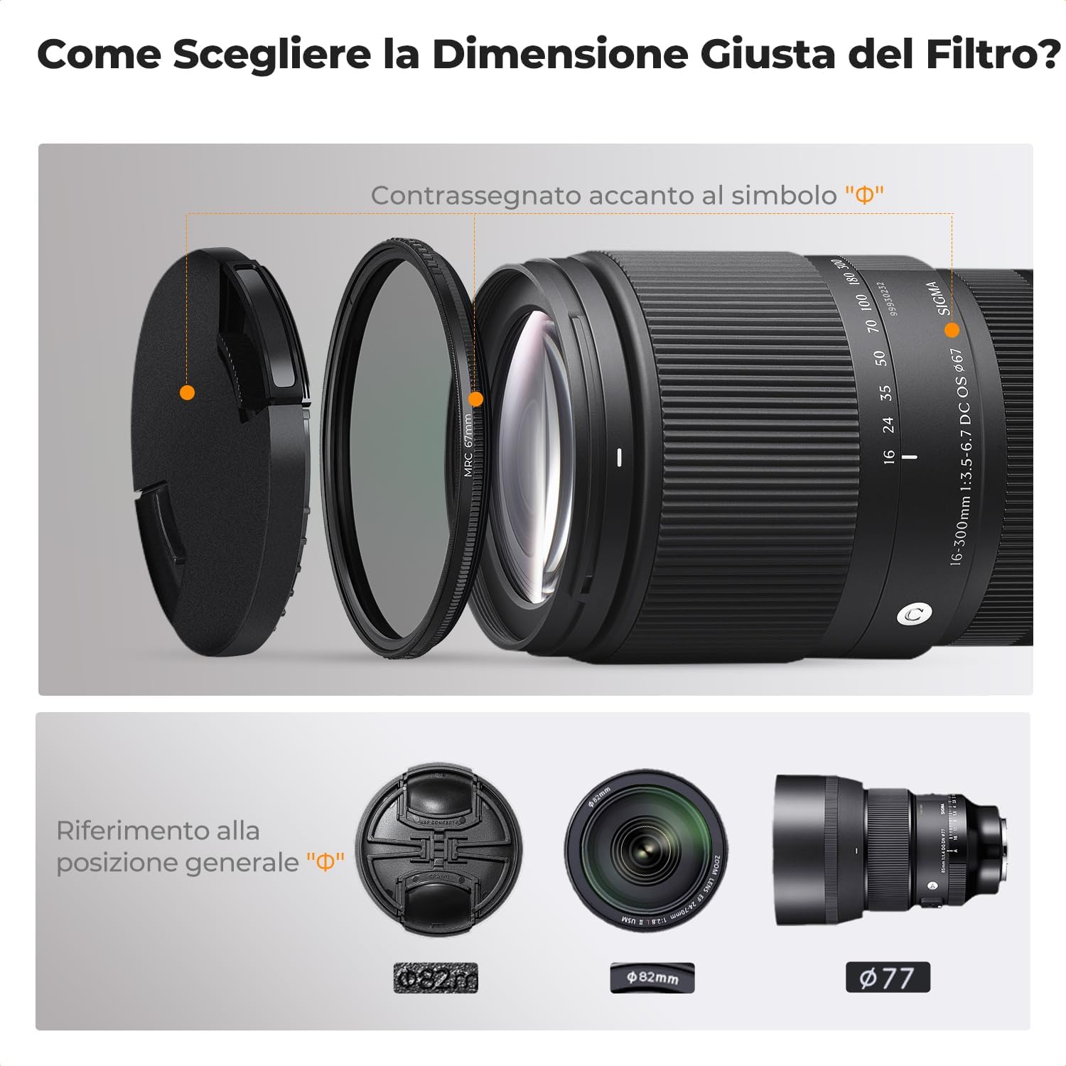 Thumbnail 5 de K&F CONCEPT 72mm Nano-Xcel: CPL Circolare + Black Mist 1/4 – Filtro di alta qualità per colori realistici e controllo riflessi