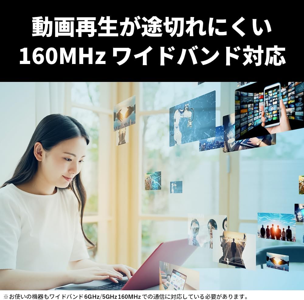 Detalle 2 de バッファロー WI-U3-2400XE2/N Wi-Fi 6E USB無線LAN子機 6GHz・160MHz対応