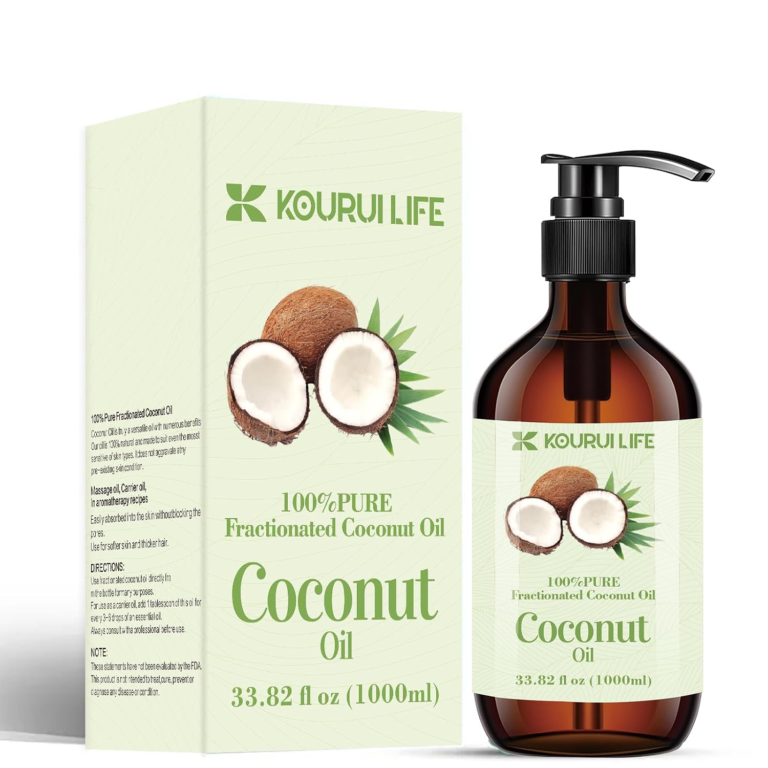 Detalle de Bio Kokosöl 1000 mL Rein flüssig