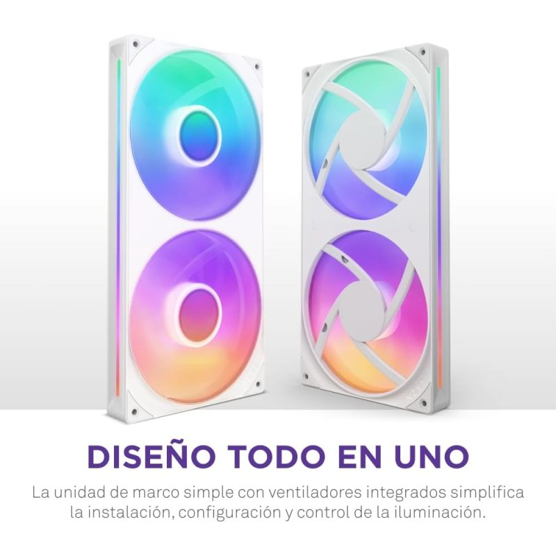 Detalle 2 de Nzxt F240 RGB Core ventiladores 240mm Blanco