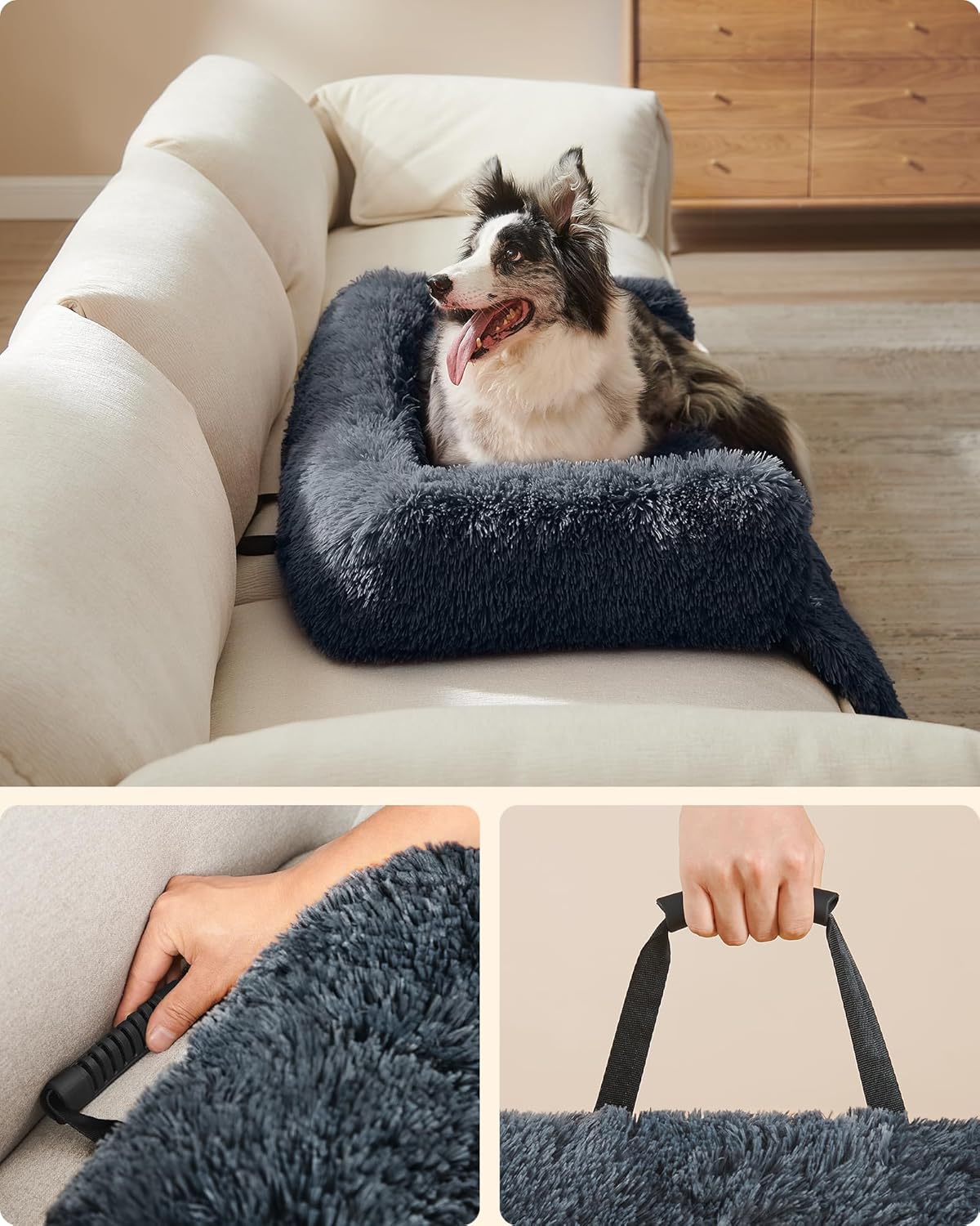 Thumbnail 4 de Feandrea FluffyHug XL Dog Sofa Bed
