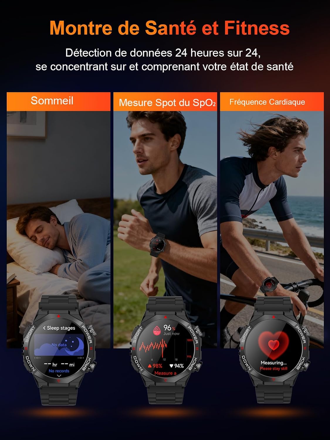 Thumbnail 6 de invens Montre Connectée 1,39" HD