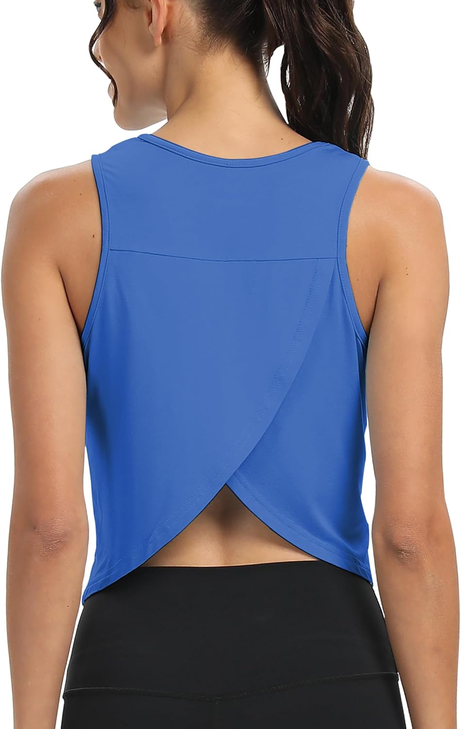 Detalle 2 de Workout tank tops open back for women