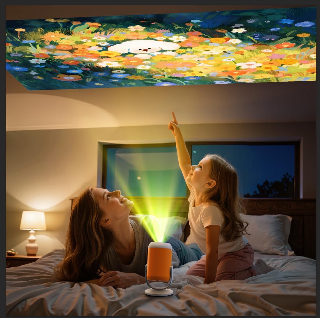 Thumbnail 6 de Wepvo Mini Projector 180° Rotatable