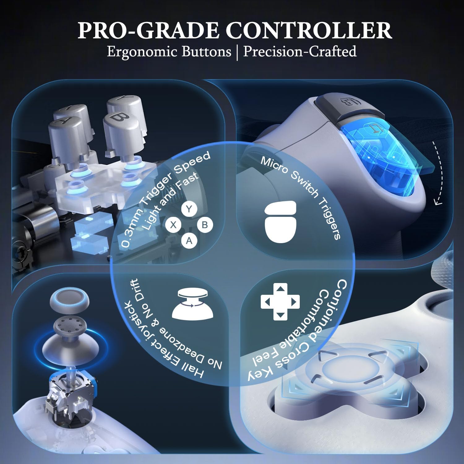Thumbnail 2 de ATUTEN Phone Game Controller Android: Hybrid Wireless/Wired Gamepad for Android and iPhone