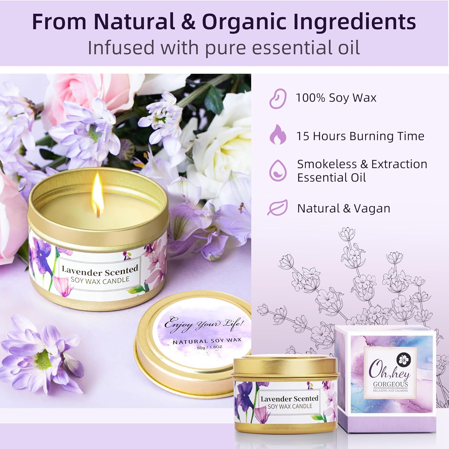 Thumbnail 3 de LUCOTIYA Women’s Gift Basket: A Thoughtful 7-Piece Pampering Set for Any Occasion