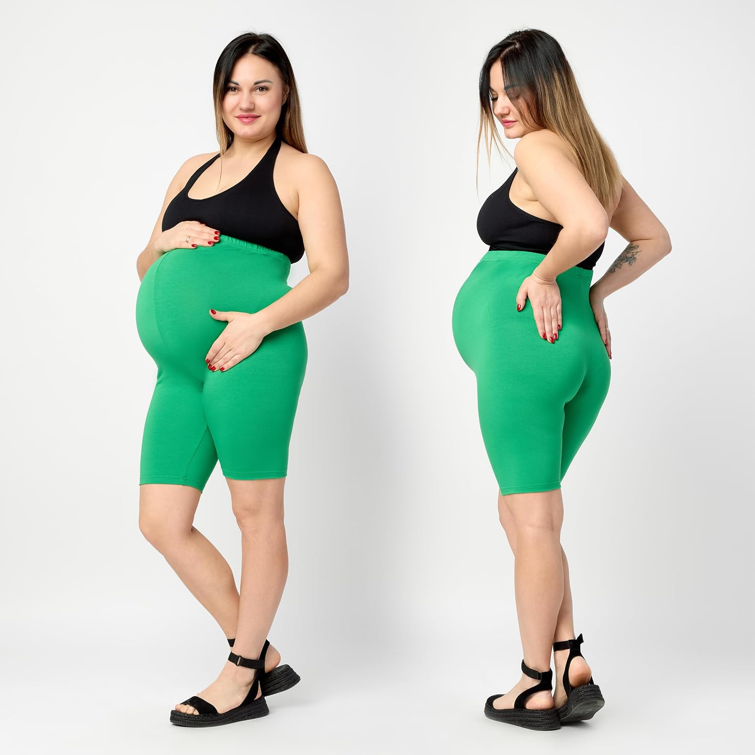 Detalle 2 de Leggings premaman Merry Style in viscosa