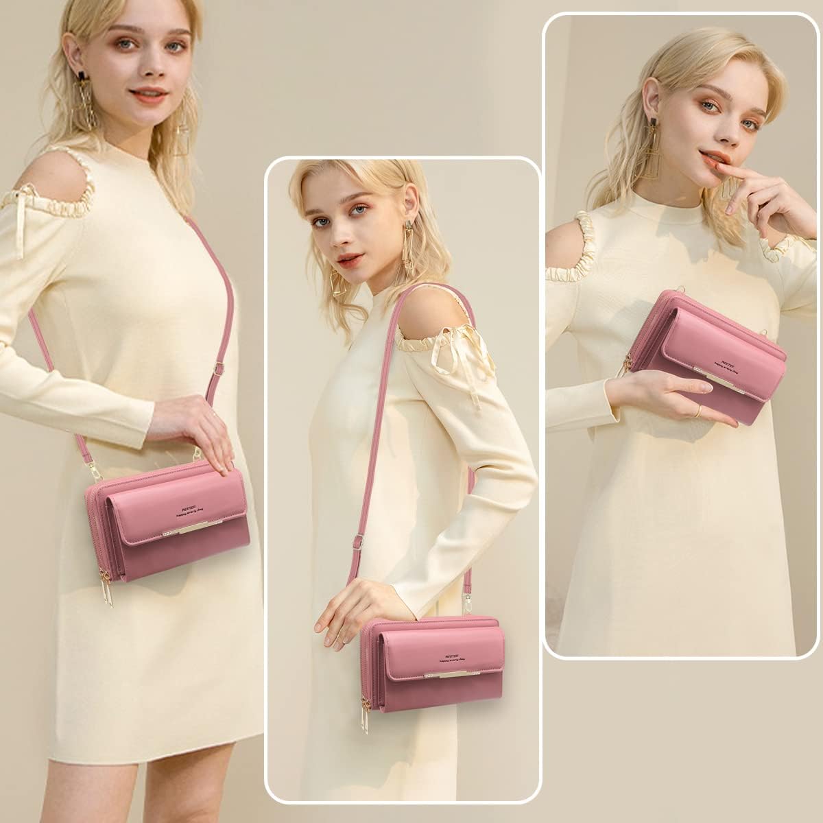 Thumbnail 1 de REETEE Crossbody Phone Bag for Women with RFID Blocking and 24 Card Slots