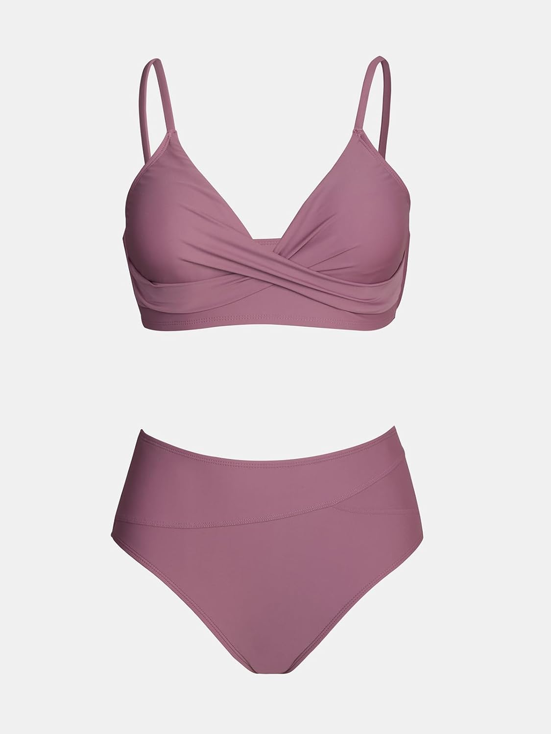 Thumbnail 3 de CUPSHE Damen Bikini Set Crossover Bustier High Waist – Eleganter Zweiteiler für Sommerurlaub