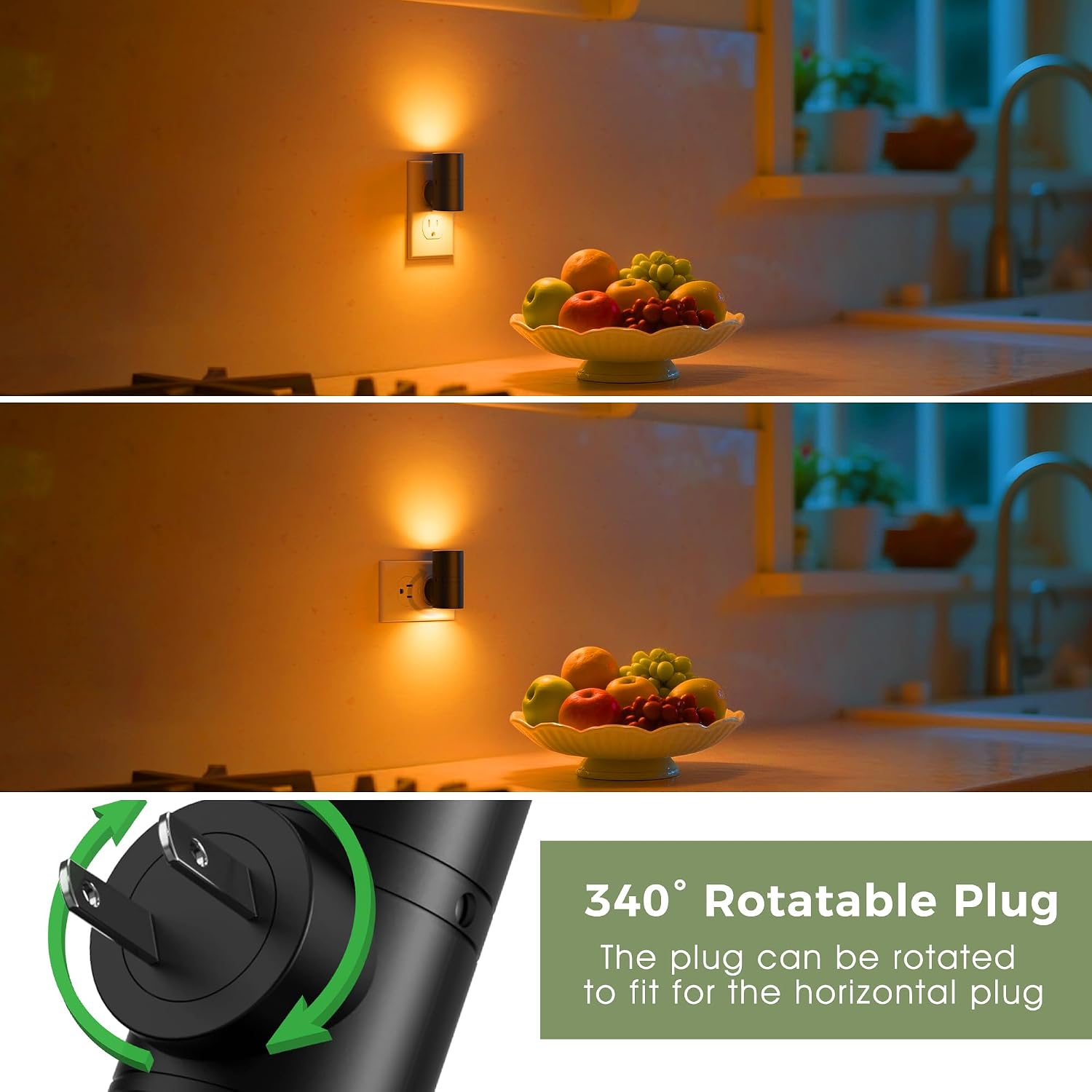 Detalle de LOHAS LED Night Light, 2-Pack