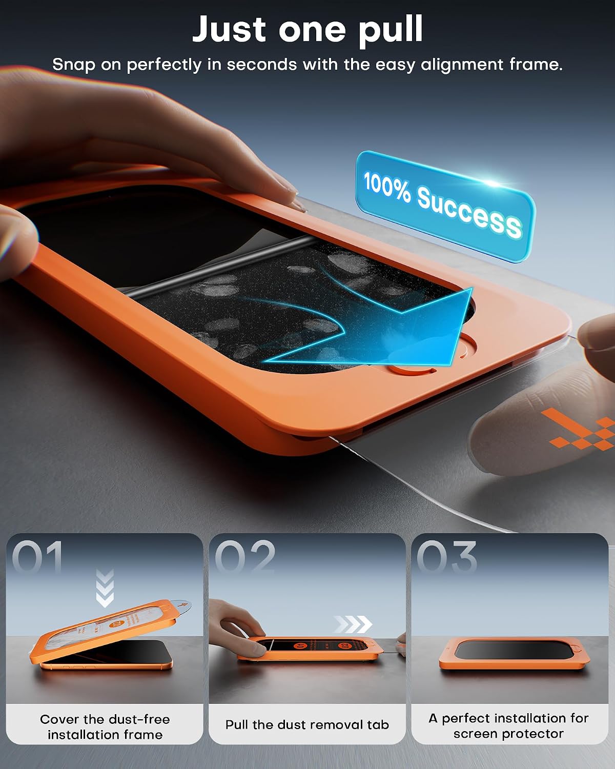 Thumbnail 1 de OMOTON Privacy Screen Protector 2-Pack