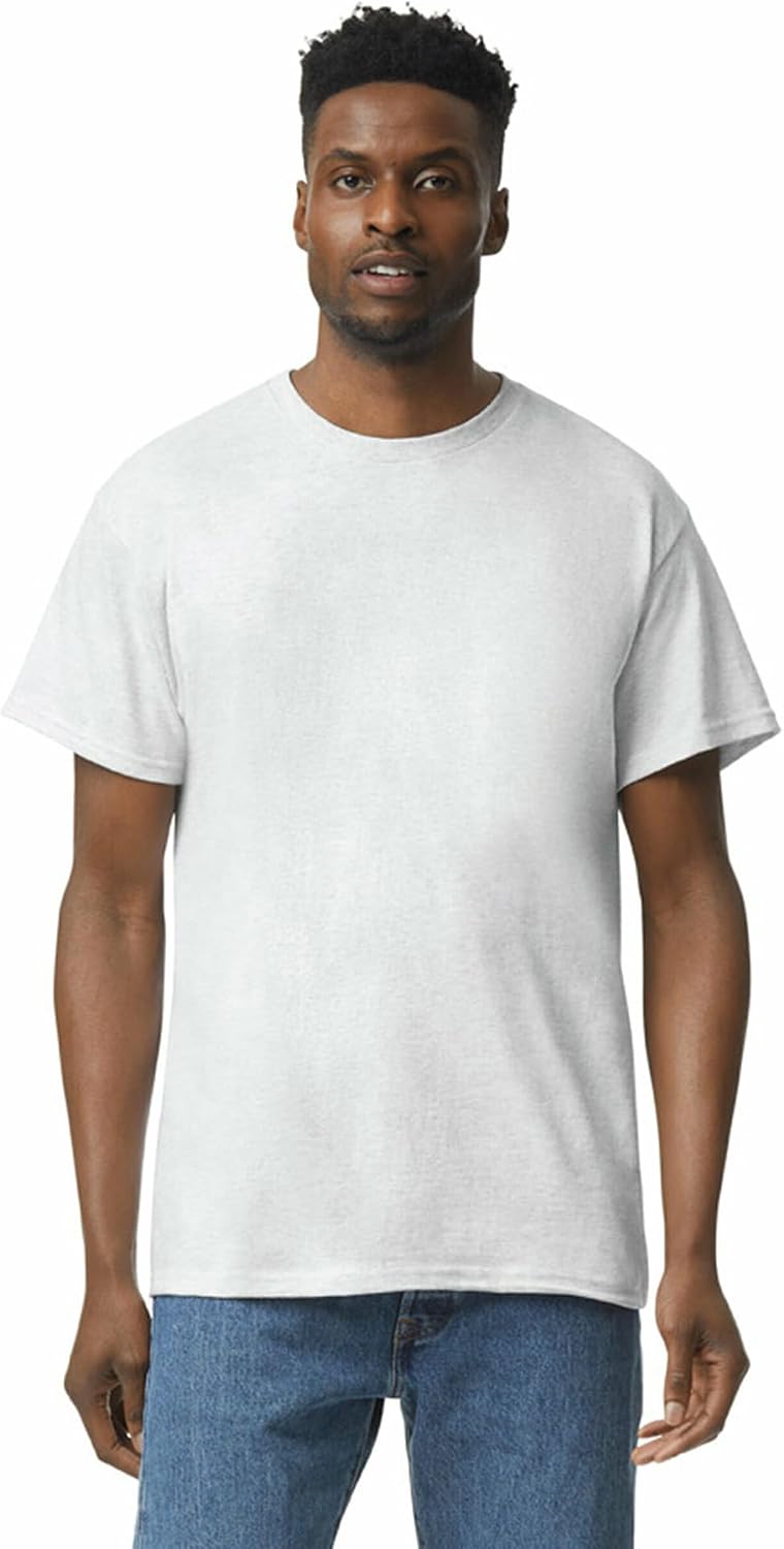 Detalle de Gildan Adult Heavy Cotton T-Shirt (Style G5000) — Classic Fit, Versatile Everyday Tee