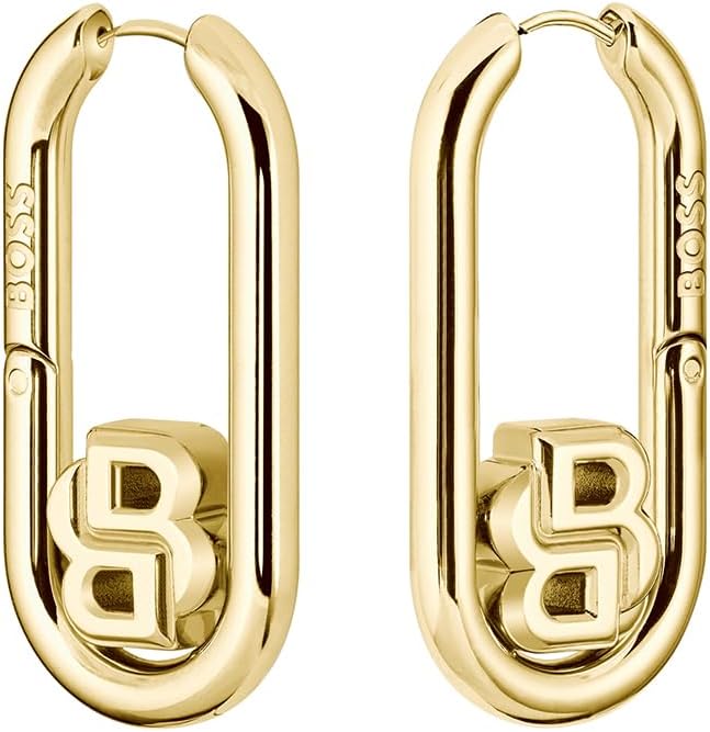 Detalle de BOSS 1580629 Pendientes Hinge Oro amarillo con charm