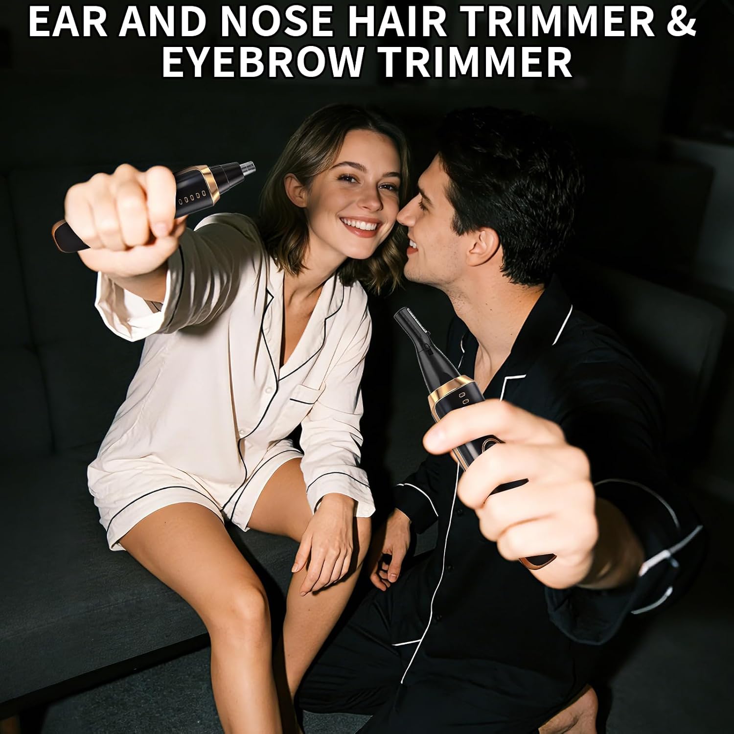 Thumbnail 5 de Yunmiss 2-in-1 Nose, Ear and Eyebrow Hair Trimmer with LED Display – USB Rechargeable, IPX7 Waterproof