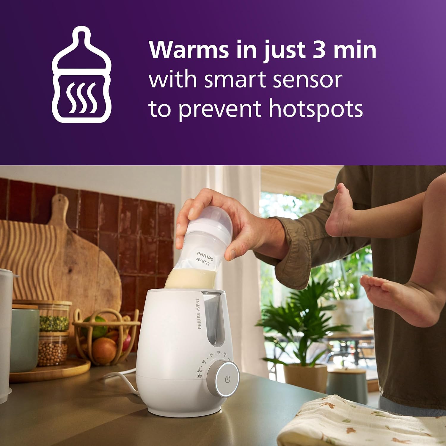 Thumbnail 1 de Philips Avent Premium 2-in-1 Warmer & Sterilizer SCF359/00