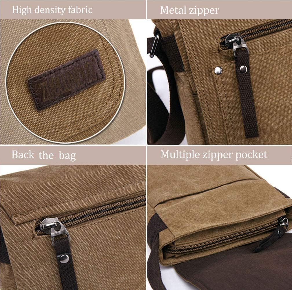 Thumbnail 6 de DASKING Retro Small Canvas Briefcase: Casual Crossbody for Everyday Carry