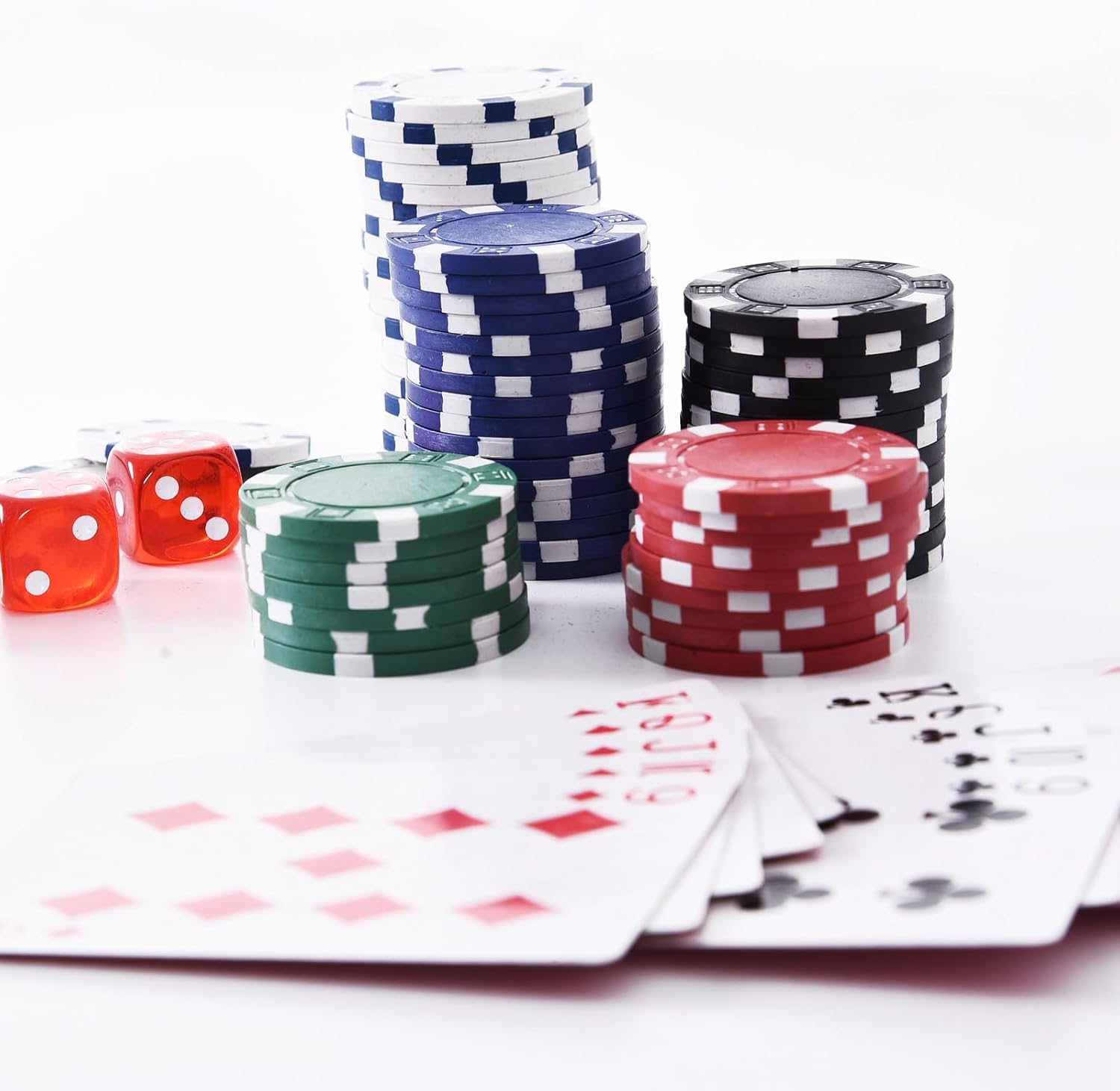 Thumbnail 8 de HOMCOM Maletín de Poker Profesional con Fichas y Cartas ♠