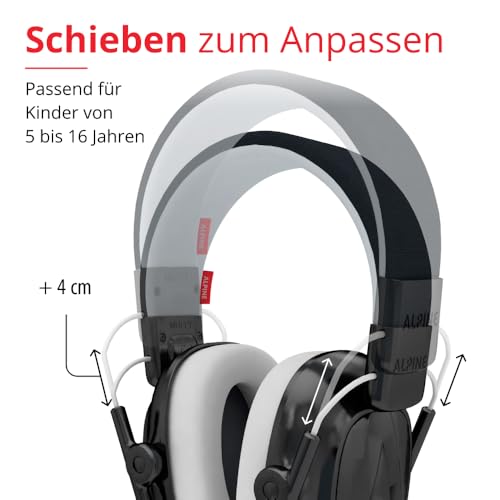 Thumbnail 3 de Alpine Muffy Gehörschutz für Kinder – 26 dB, schwarz, mit Tragetasche