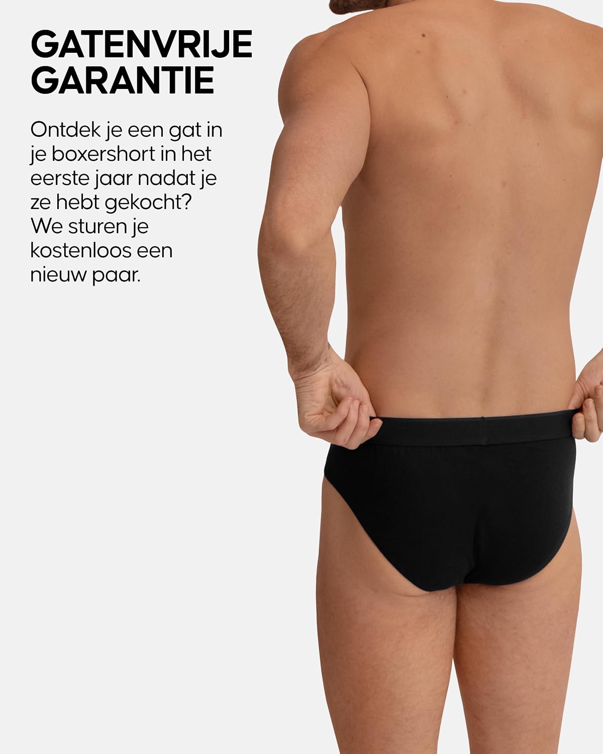 Detalle 2 de DANISH ENDURANCE heren slips van katoen, 6-pack, ademend en labelvrij