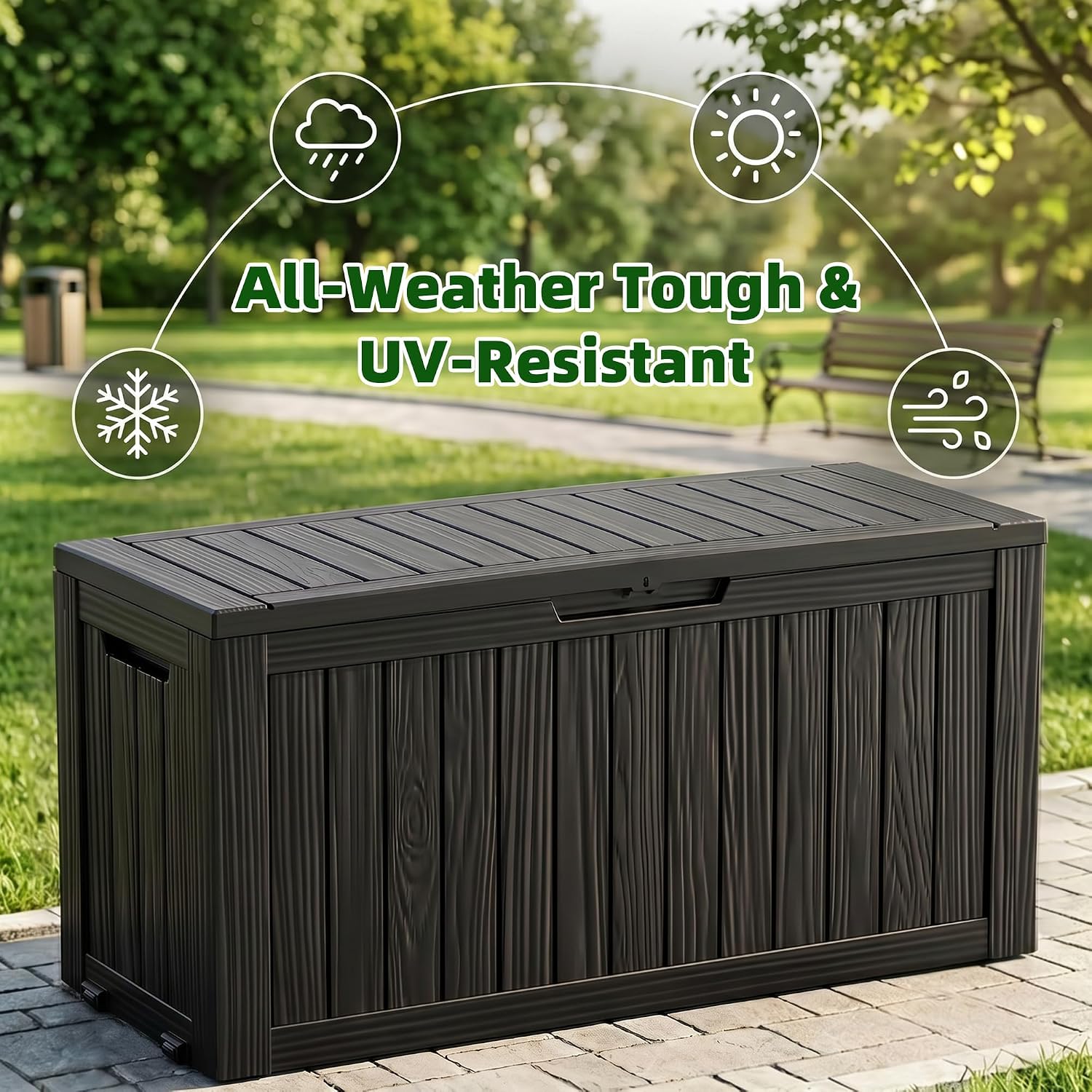 Detalle de EasyUp Outdoor Storage Box 155-Gallon