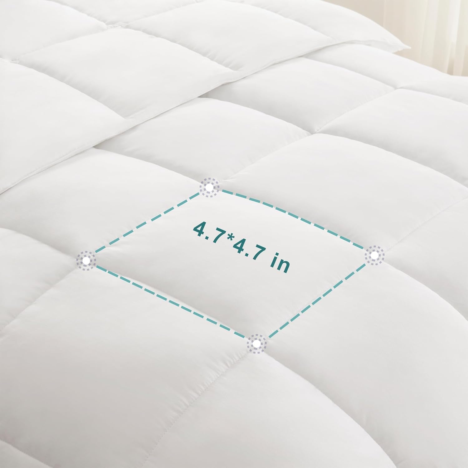 Thumbnail 6 de ACCURATEX Couette 100% coton 240×220 cm