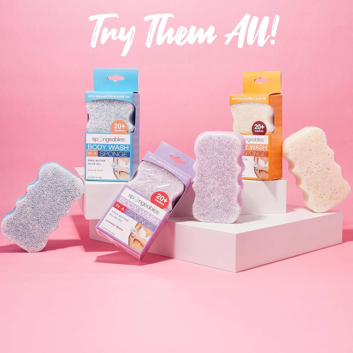Detalle de Spongeables Body Wash Sponge 20+ Wash