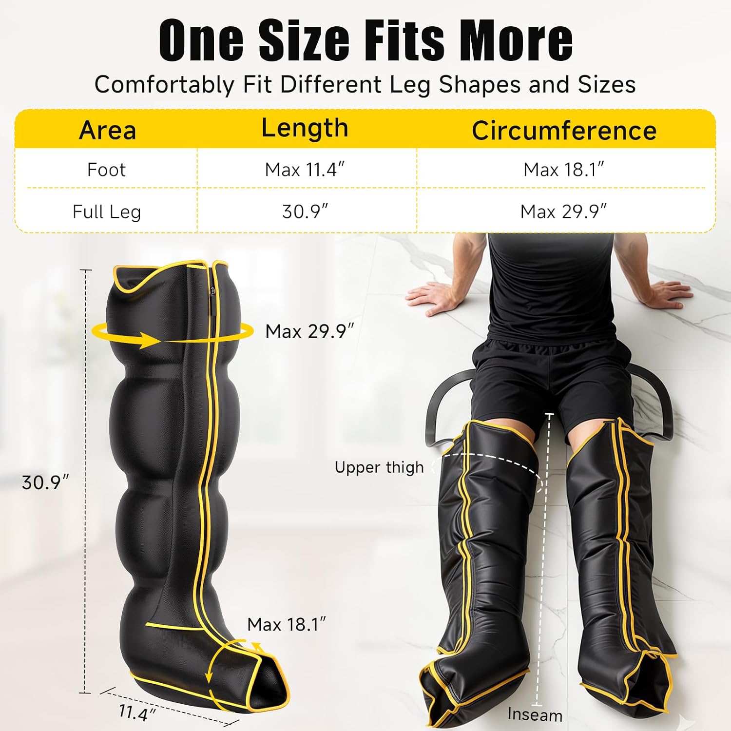 Detalle 2 de Yopast Air Compression Leg Massager ⚙