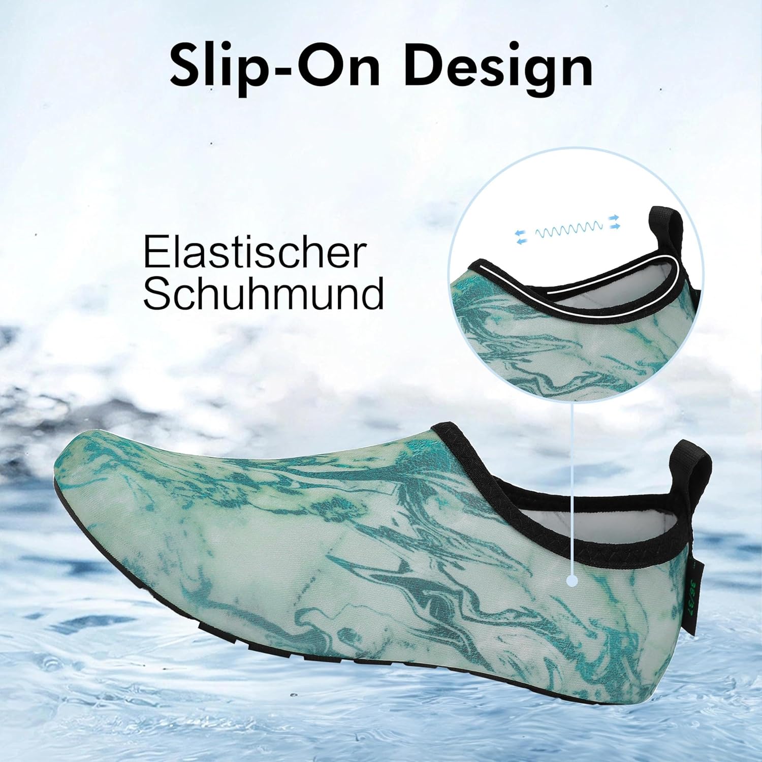 Thumbnail 5 de Chaussures d’eau SAGUARO pour homme & femme – séchage rapide, semelle antidérapante (EU 36 à 47)