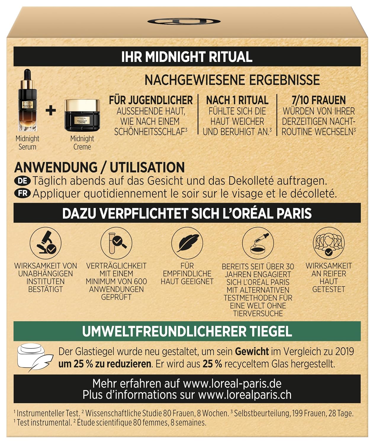Detalle de L'Oréal Paris Midnight Creme Age Perfect Zell Renaissance – Nachtcreme 50 ml