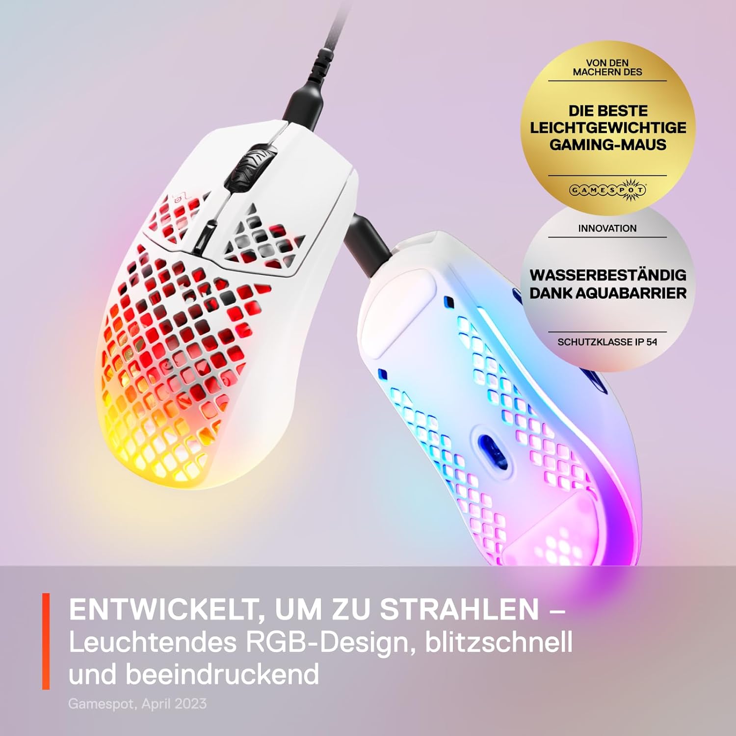 Thumbnail 2 de SteelSeries Aerox 3 RGB Maus