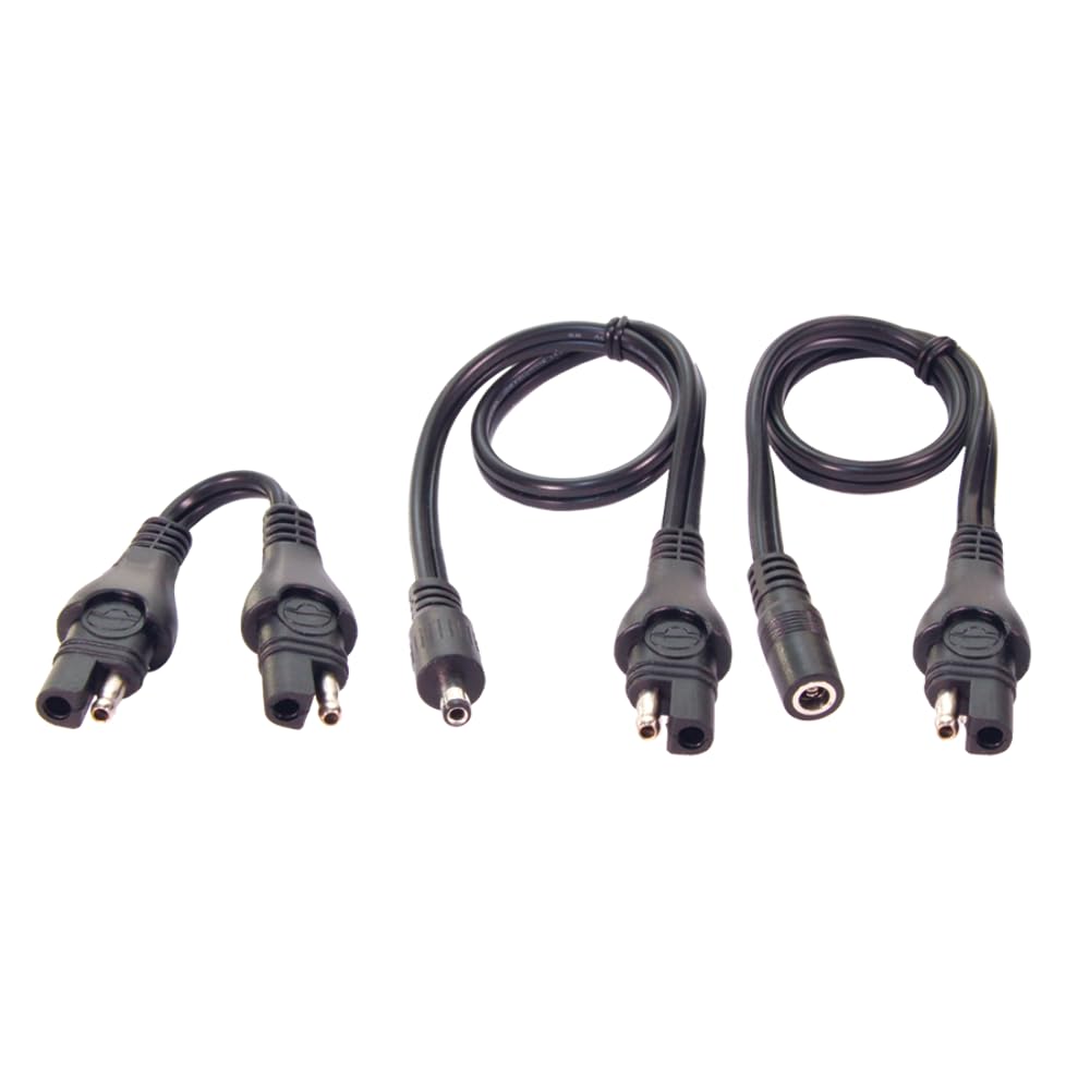 Detalle de OptiMATE O-01 x 4 PACK – przewody akumulatorowe SAE, oczka M6/M8, bezpiecznik 15 A