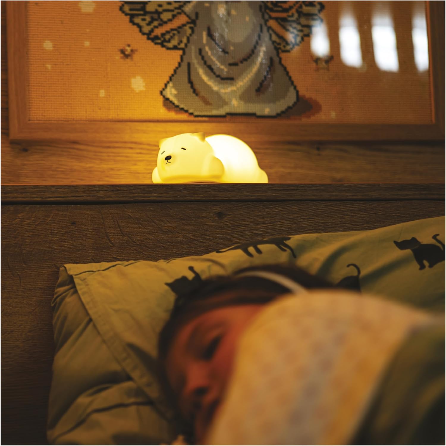 Thumbnail 3 de EMOS Aufladbares Nachtlicht Eisbär (Akku-Kinderlampe) mit 3 Leuchtmodi & 30-Min-Timer