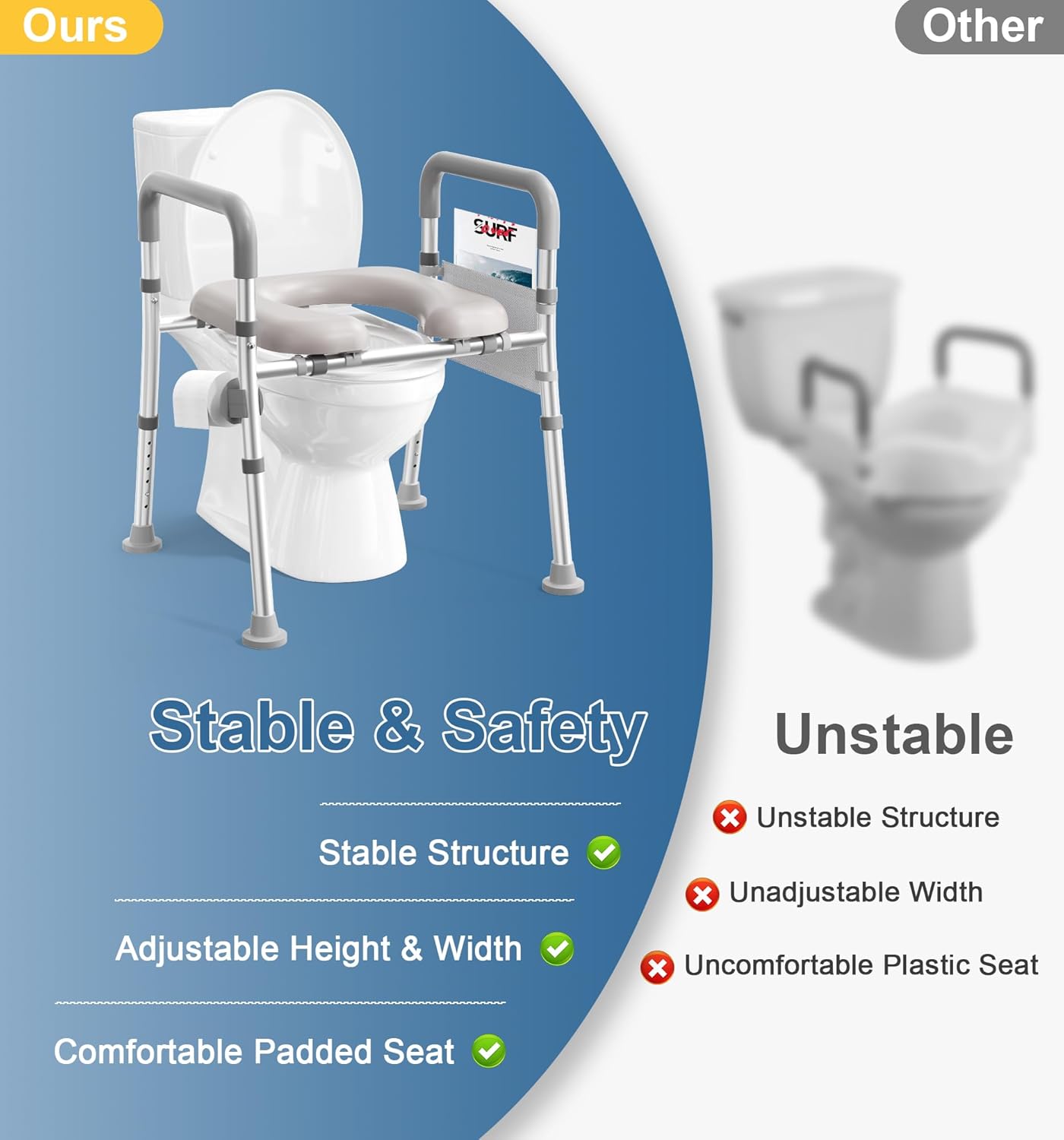 Thumbnail 5 de Soundfuse Toilet Seat Riser ⚙