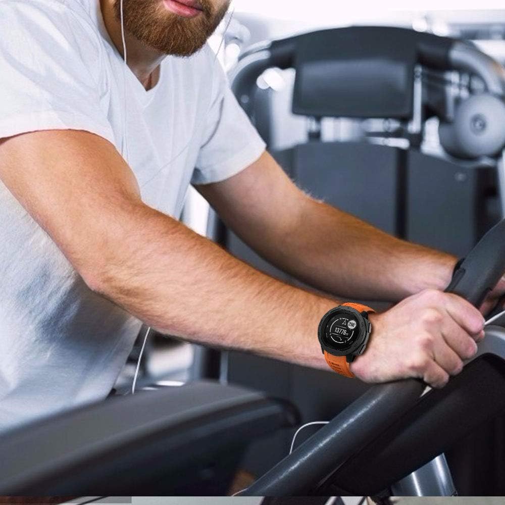 Thumbnail 5 de Cinturino in silicone compatibile con Garmin Instinct (20/22/26 mm) per Instinct E45/E40 e Instinct 3