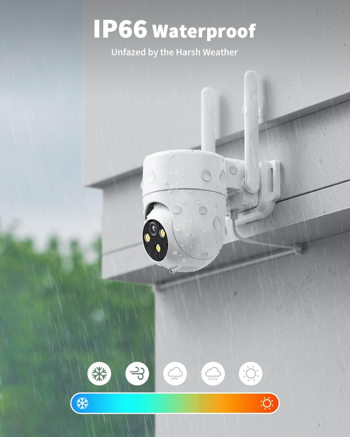 Thumbnail 6 de NUASI 4G LTE Outdoor Security Camera with 2K PTZ, 24/7 Recording and AI Human Detection