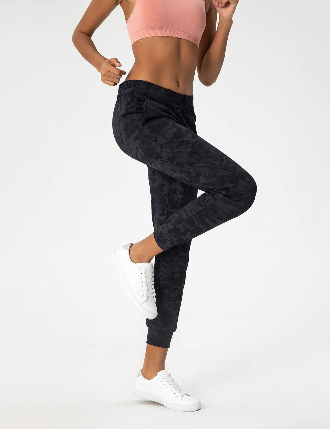 Detalle 2 de AJISAI Women's Joggers Drawstring Pockets Lounge Pants
