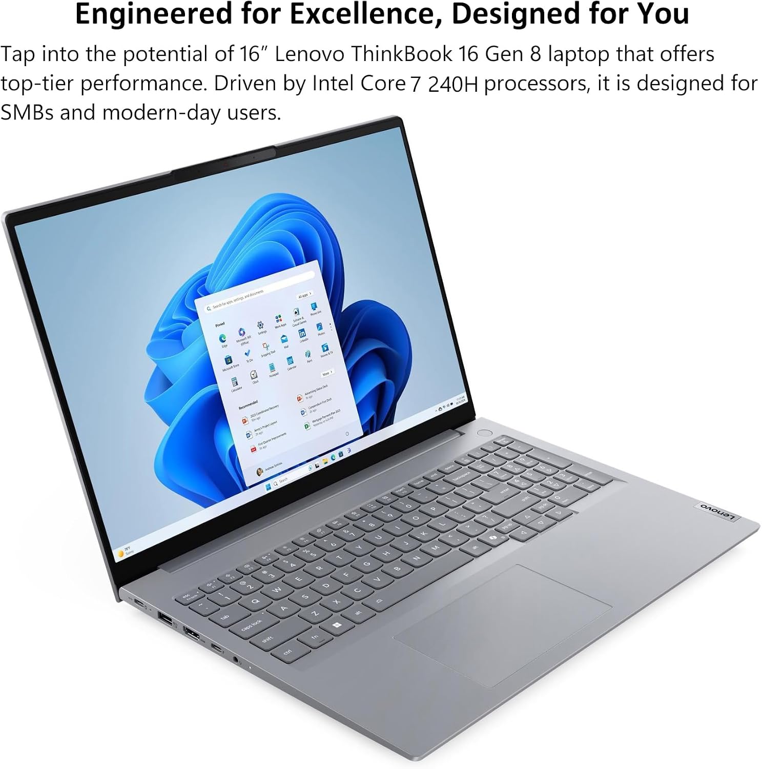 Detalle 2 de Lenovo ThinkBook 16 Gen 8 Laptop
