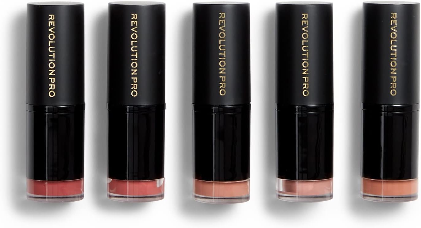 Revolution Pro Collezione Rossetti 5pk Nude Rossetti Arrossati