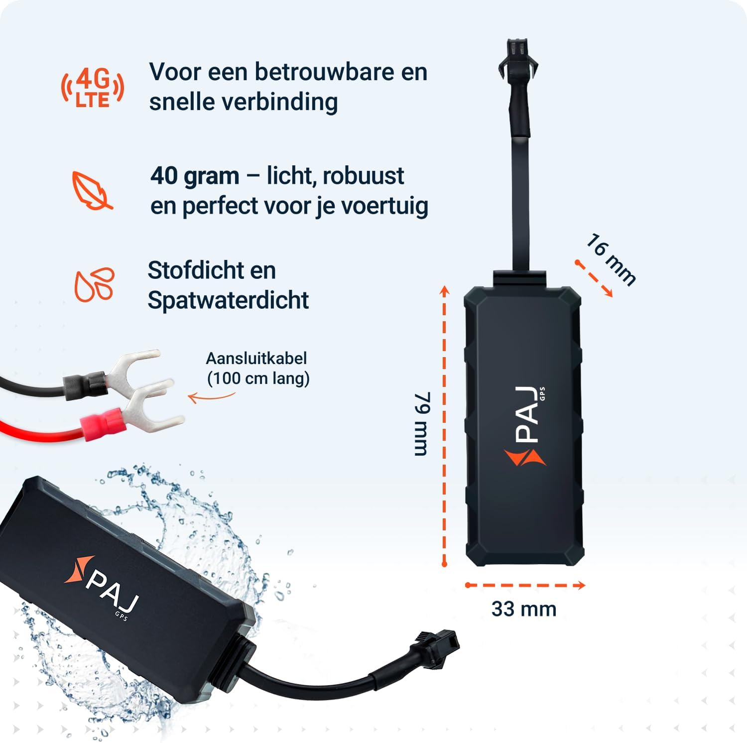 Detalle 2 de PAJ GPS 4G - MINI - diefstalbeveiliging 1m kabel GPS-tracker voor voertuigen
