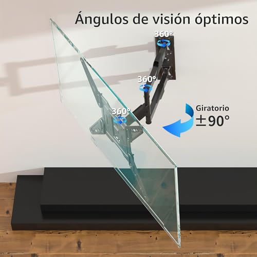 Detalle 2 de XINLEI Soporte TV Pared para 26-55" con Articulación y Rotación (MAP3): Inclinable, Giratorio y de Bajo Perfil