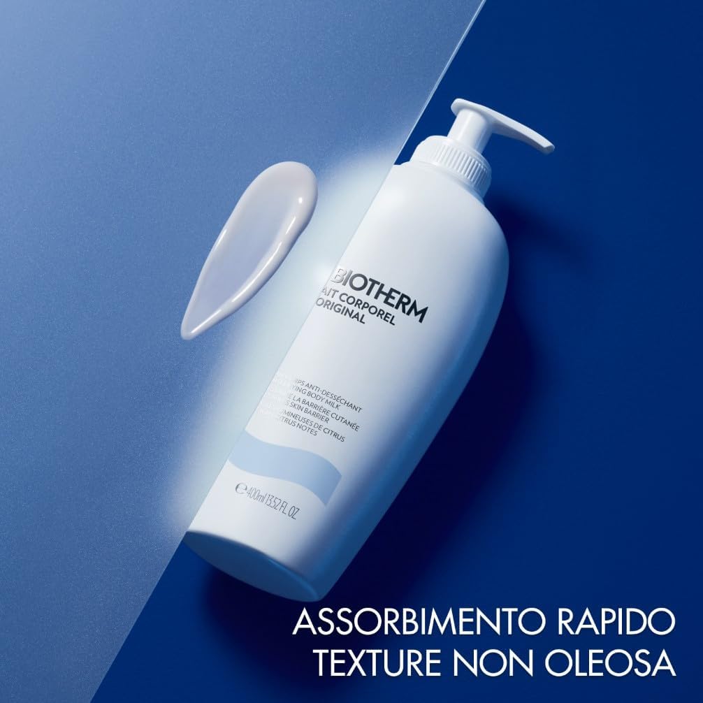 Detalle de Biotherm Lait Corporel – Latte corpo idratante intensivo anti-secchezza per pelli di tutti i tipi