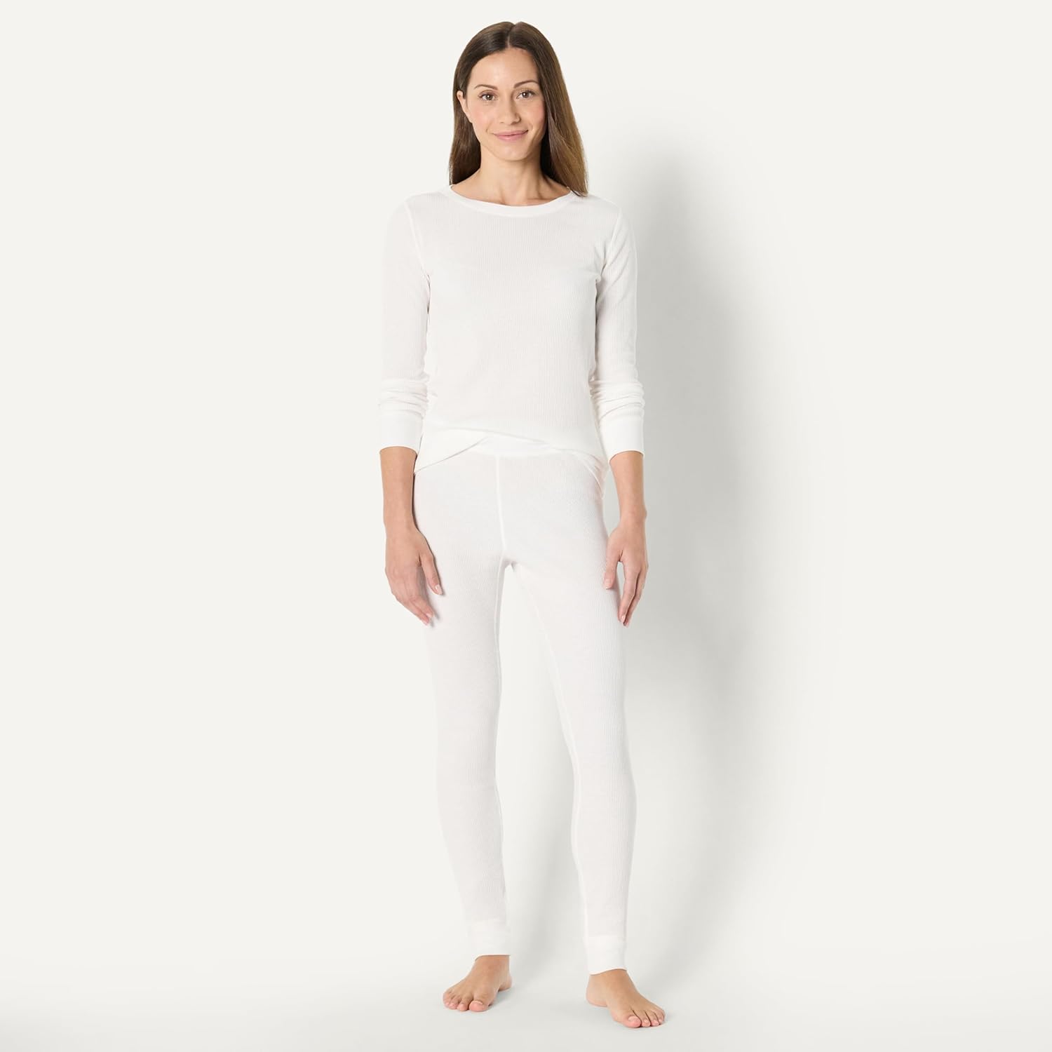 Thumbnail 4 de Amazon Essentials Damen Waffelpiqué-Pyjama-Set (Slim Fit), 2-teilig, Langarm