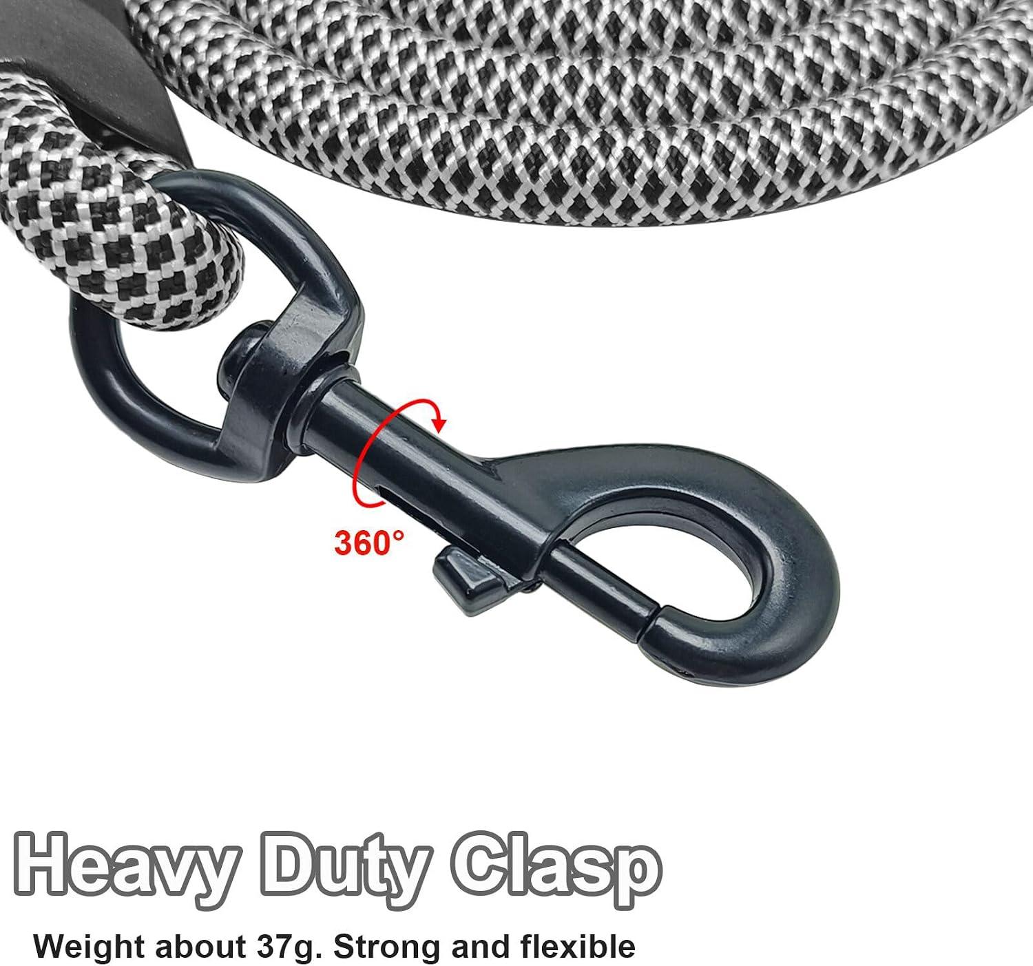 Detalle 2 de MayPaw 6FT Heavy Duty Rope Dog Lead with Soft Padded Handle – 1/2" x 6' for Medium to Large Dogs