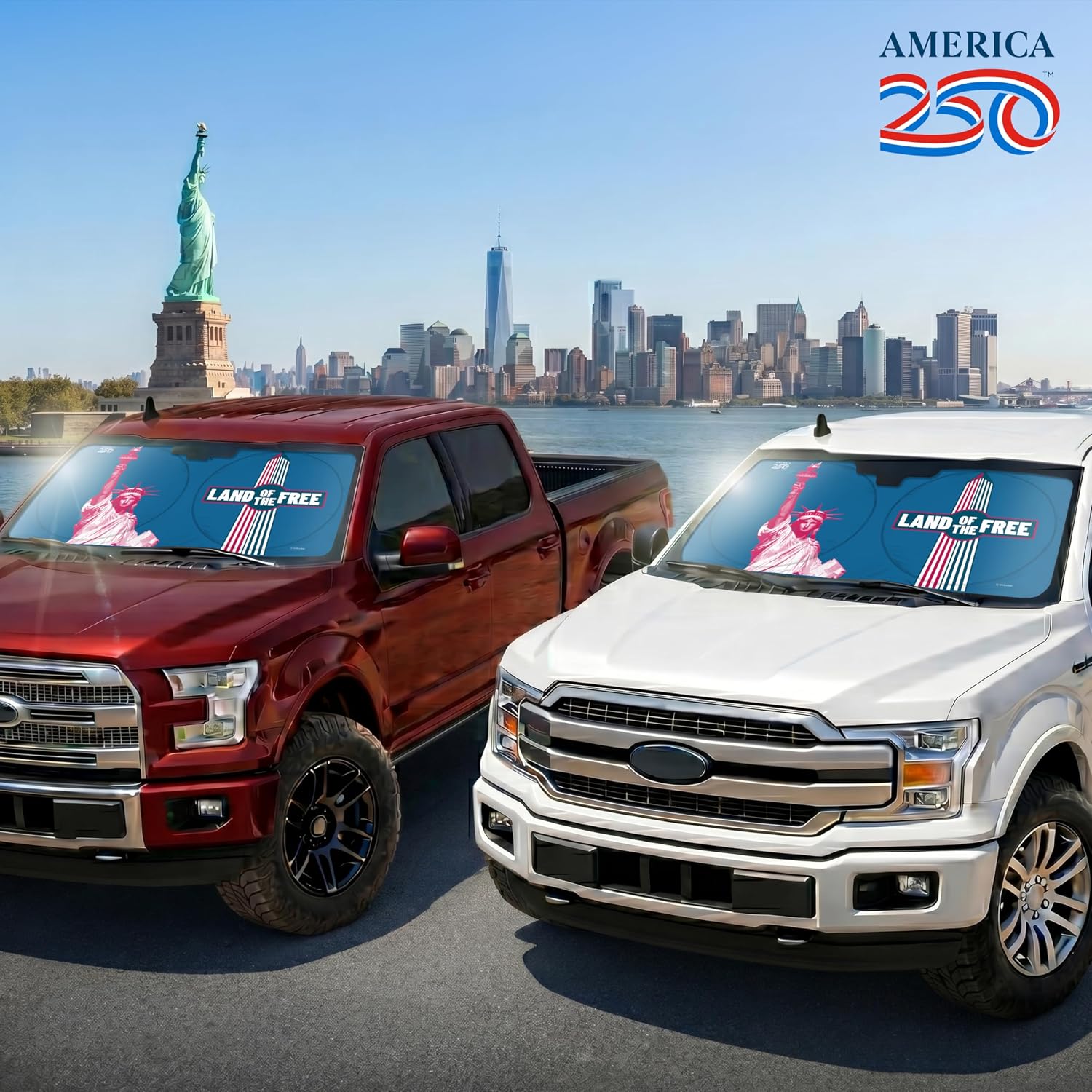 Detalle de MotorBox Car Windshield Sun Shade America 250